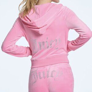 NWT Juicy Couture Velour Tracksuit Set hoodie and pants size S
